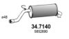 OPEL 55702052 End Silencer